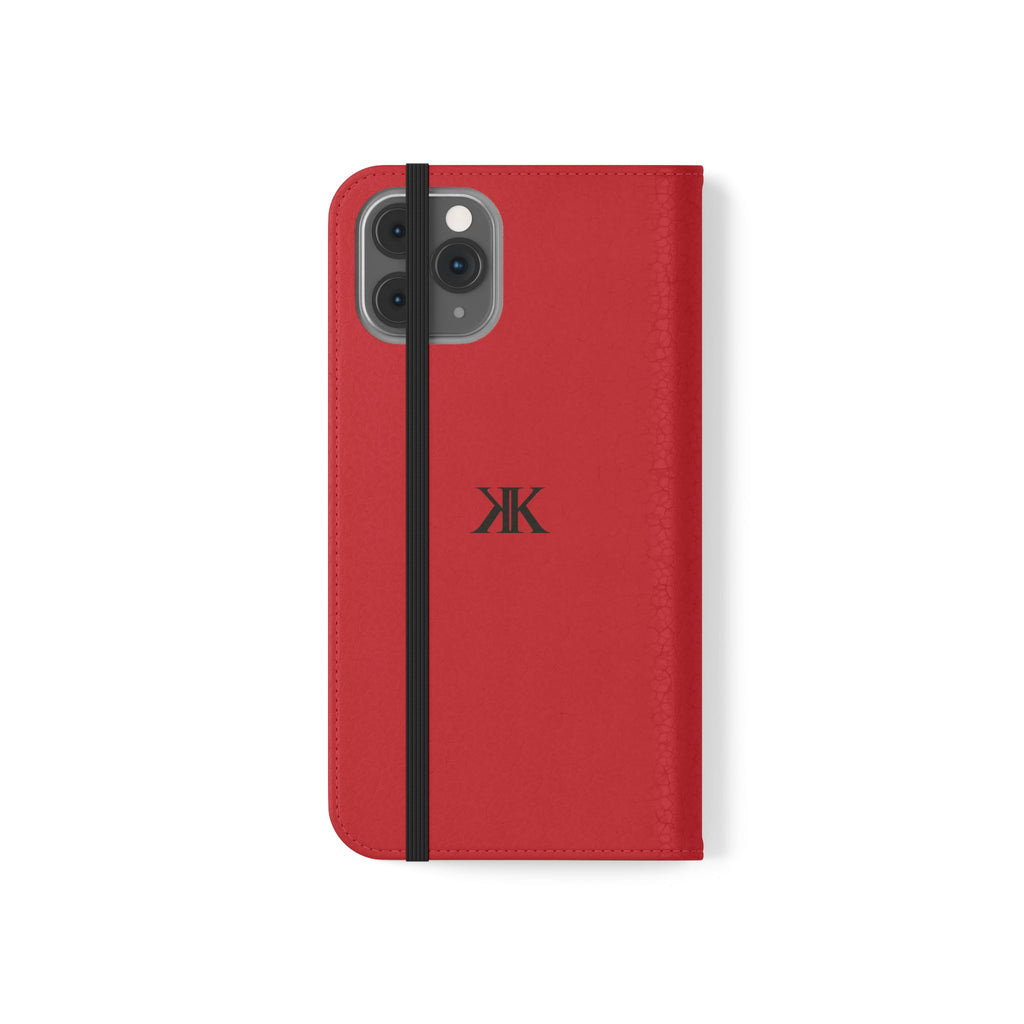 Kairos Kosmos Logo RED Flip Phone Case