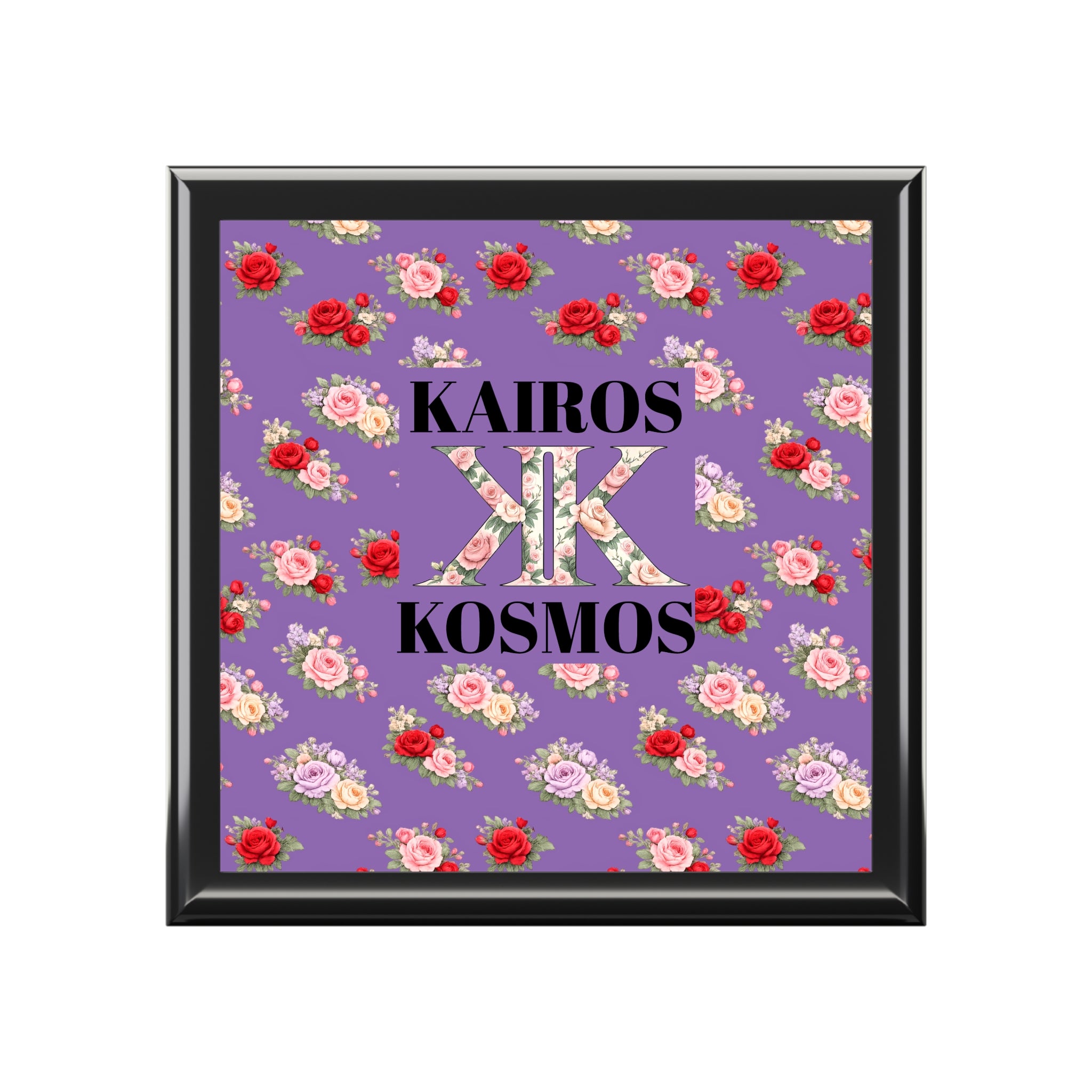Anthos Collection 'Kairos Kosmos' Light Purple Jewelry Box — Decorative Keepsake Box