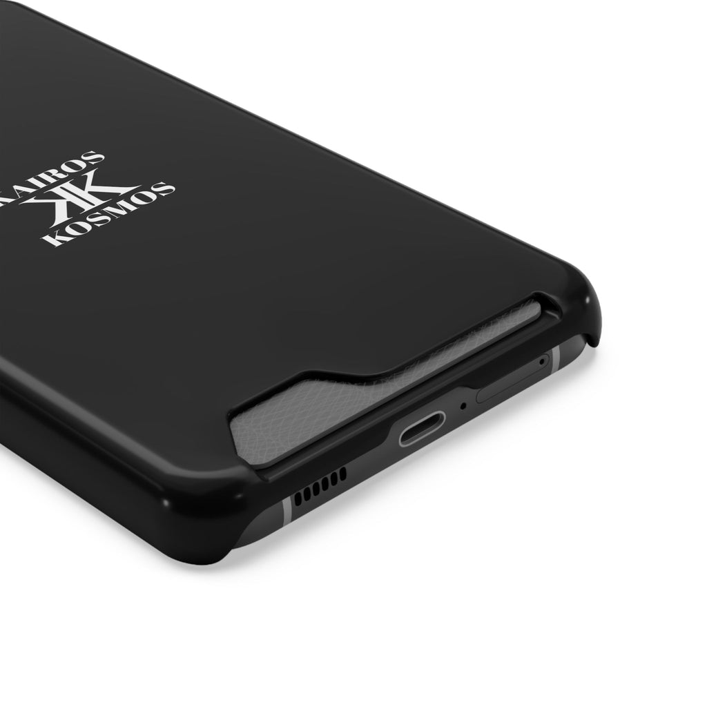Kairos Kosmos BLACK Cardholder Phone Case — Slim Protective Wallet Case