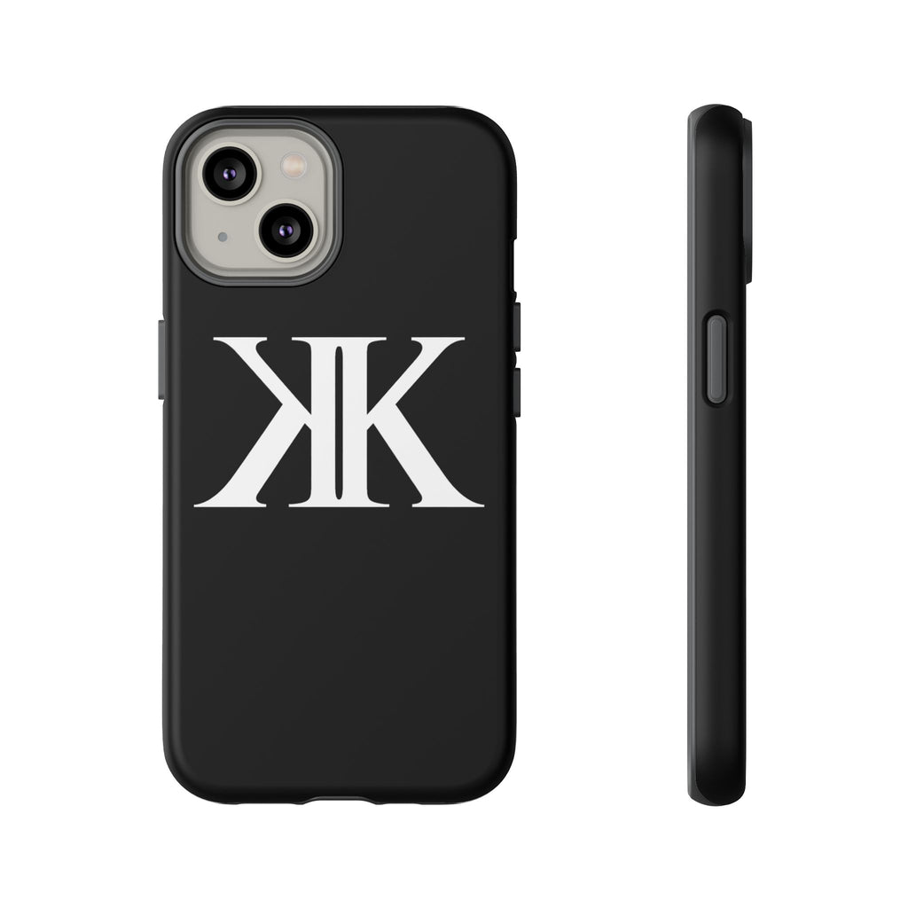 Monogram KK Phone Case BLACK — Tough Protective iPhone Cover