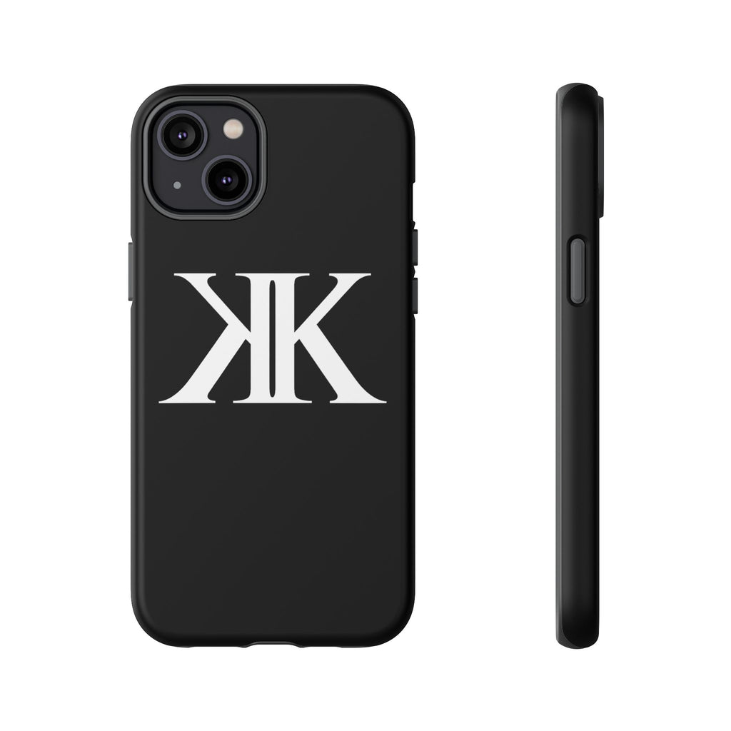 Monogram KK Phone Case BLACK — Tough Protective iPhone Cover