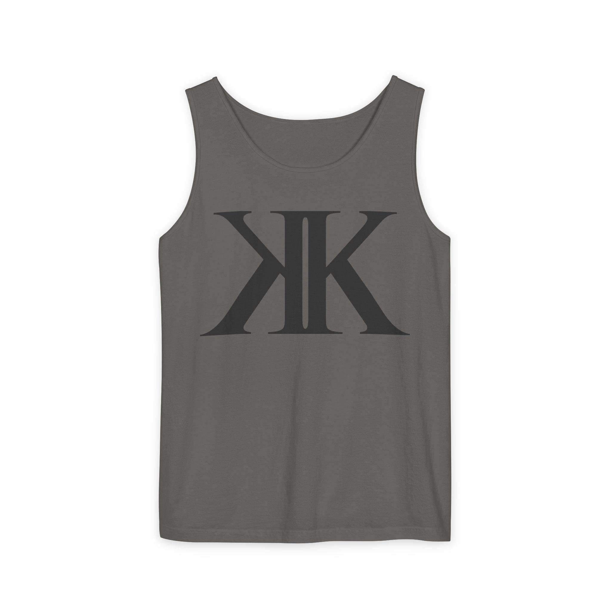 KK Monogram Tank Top — Minimalist Logo Graphic Tank