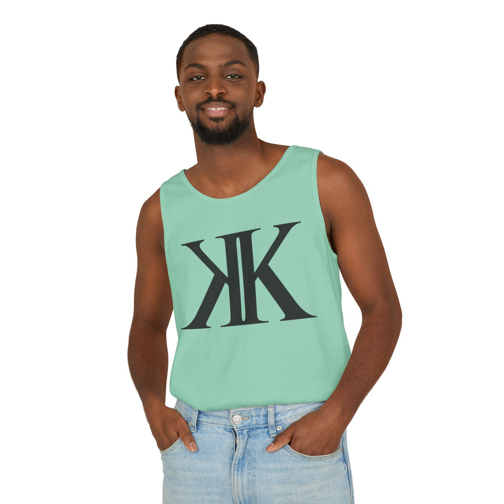 KK Monogram Tank Top — Minimalist Logo Graphic Tank