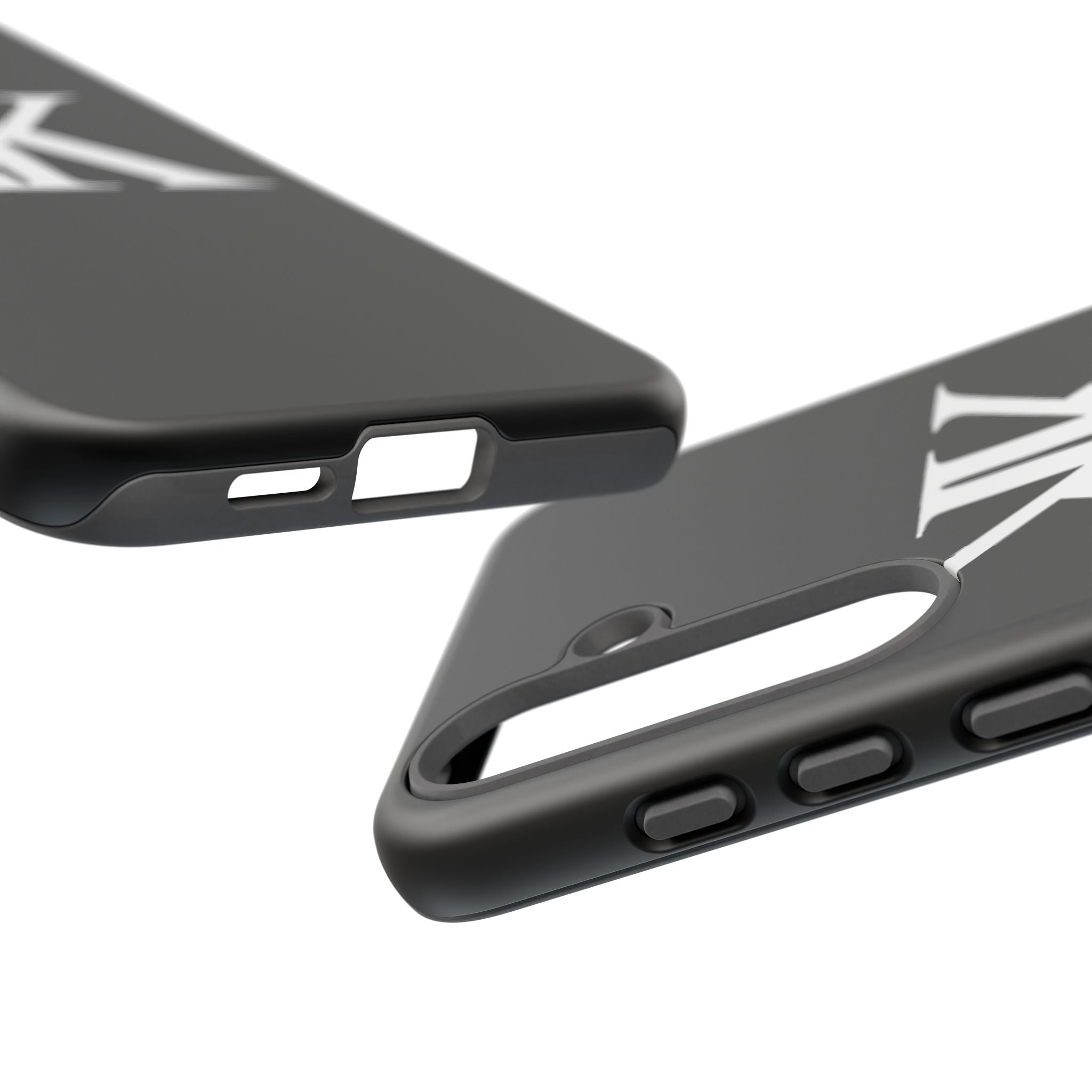 Monogram KK Phone Case BLACK — Tough Protective iPhone Cover