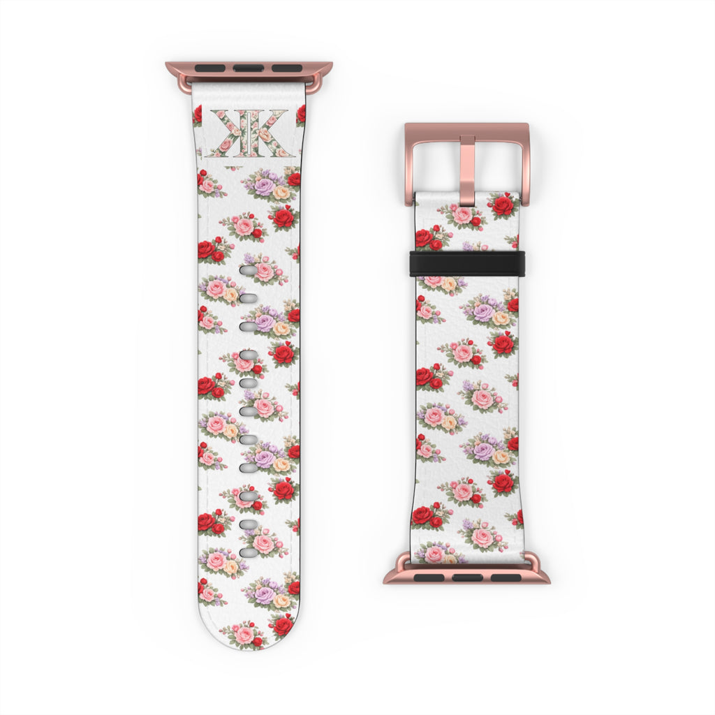 Anthos Collection Floral Vintage Watch Band — Apple Watch Strap