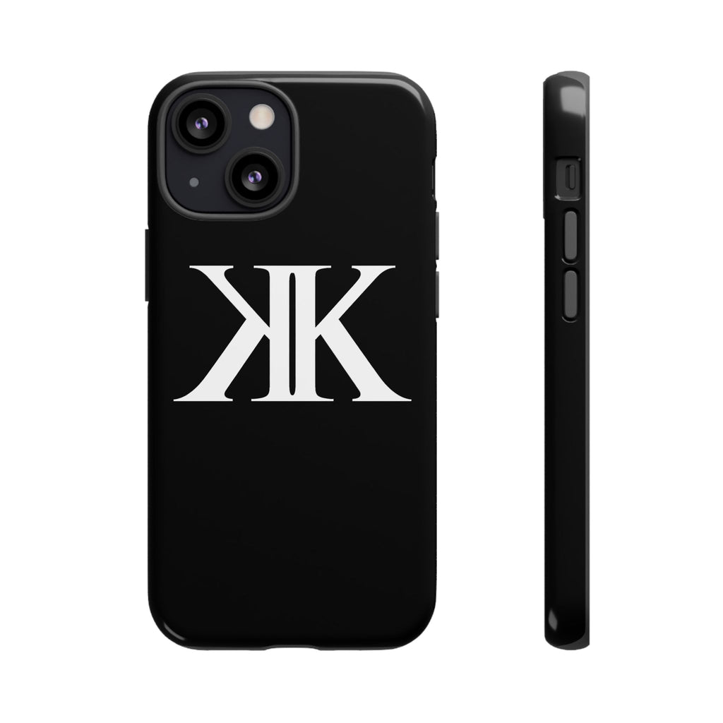 Monogram KK Phone Case BLACK — Tough Protective iPhone Cover