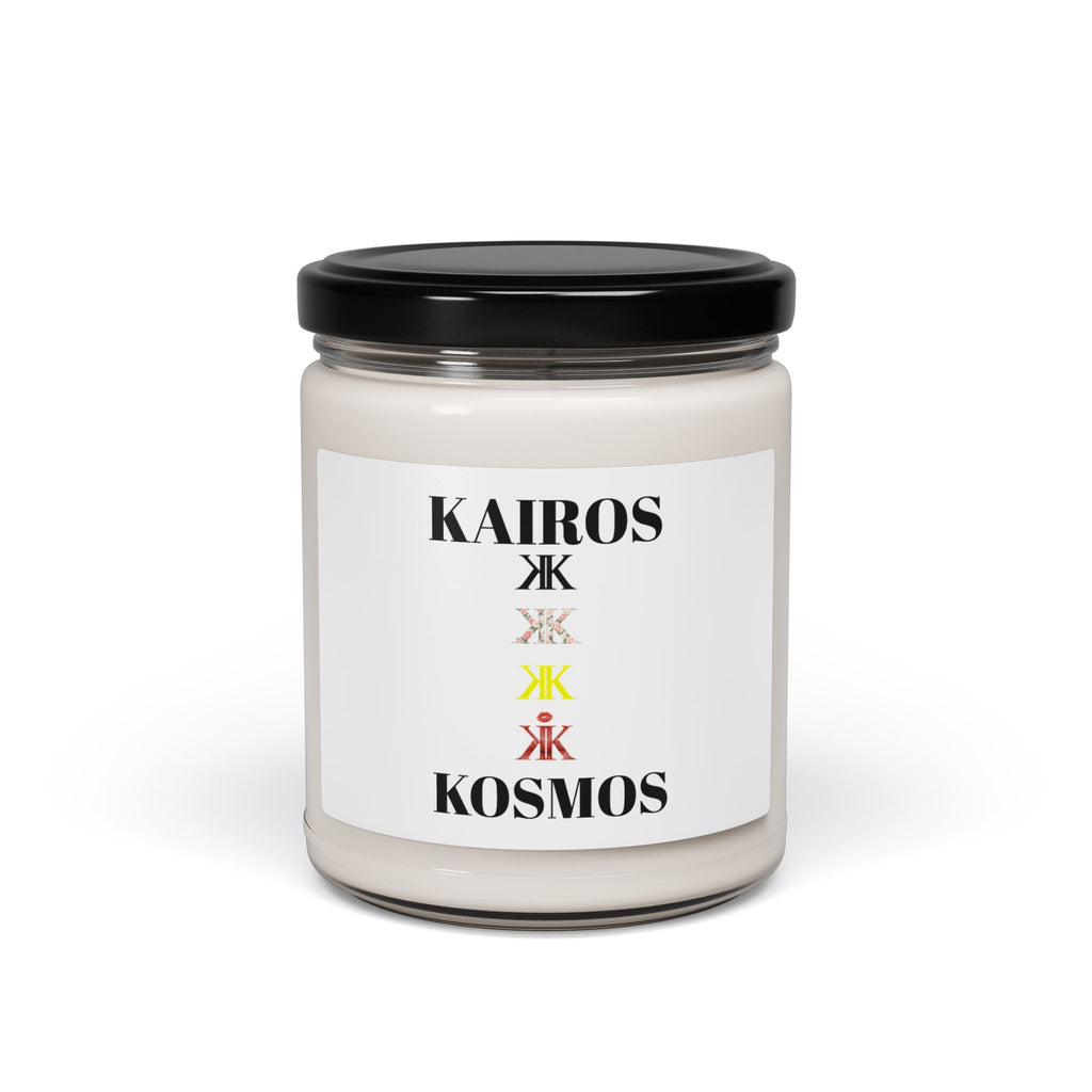 Sigil Collection Soy Candle — Kairos Kosmos Scented 9oz Jar (Minimalist Aromatherapy)