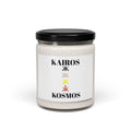 Sigil Collection Soy Candle — Kairos Kosmos Scented 9oz Jar (Minimalist Aromatherapy)