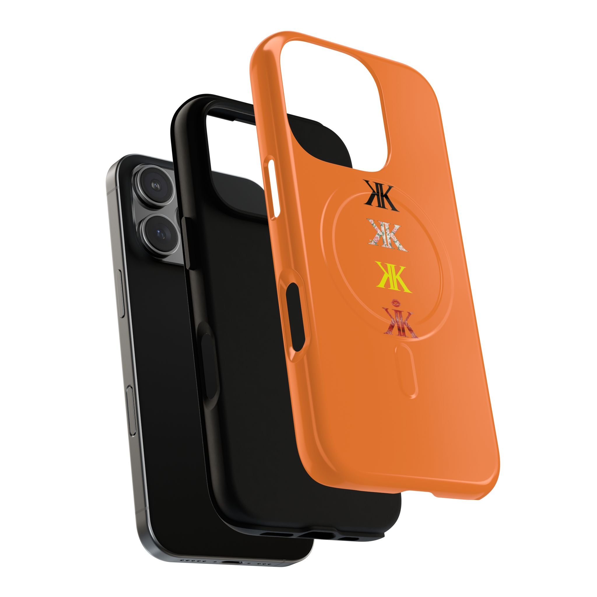 Sigil Collection Crusta Phone Case — Minimalist Monogram Stack Tough Magnetic Case