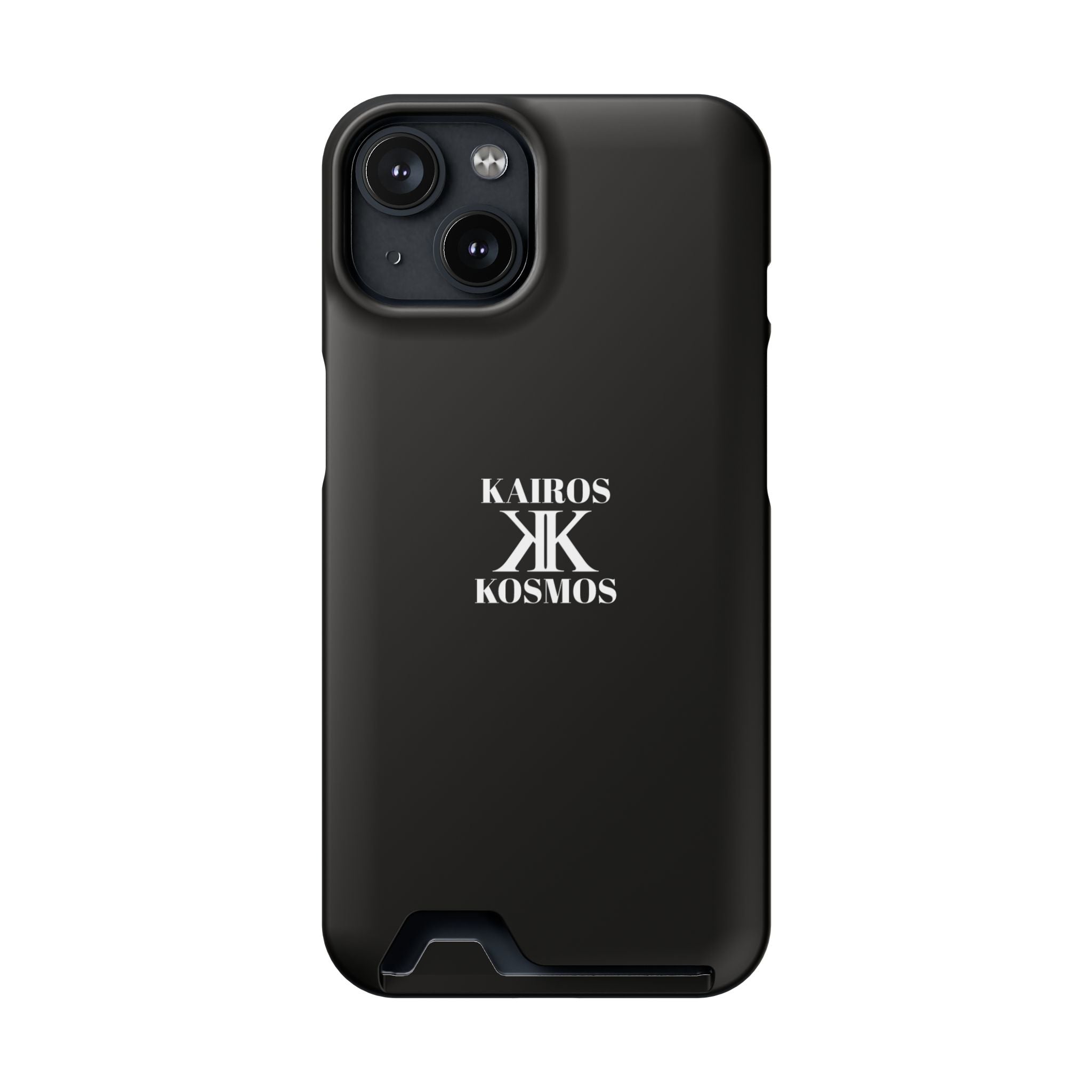 Kairos Kosmos BLACK Cardholder Phone Case — Slim Protective Wallet Case