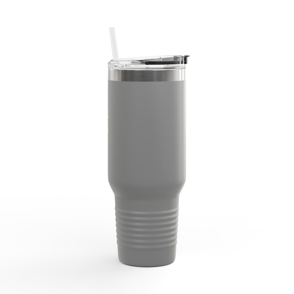 Sigil Collection 40oz Insulated Travel Mug — Vertical Monogram