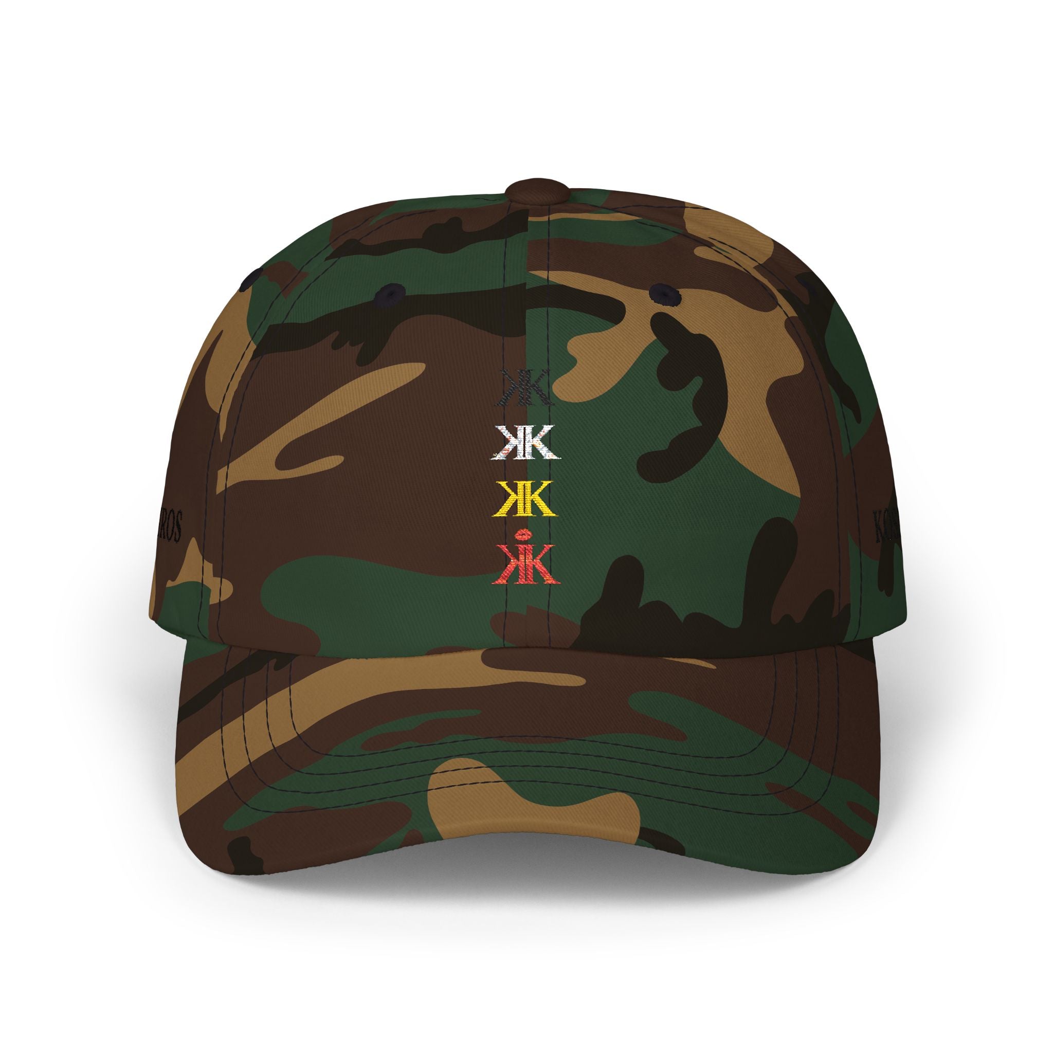 Sigil Collection Dad Cap — Minimalist Multicolor Emblem "GIVE NO F*KS" Embroidered Hat