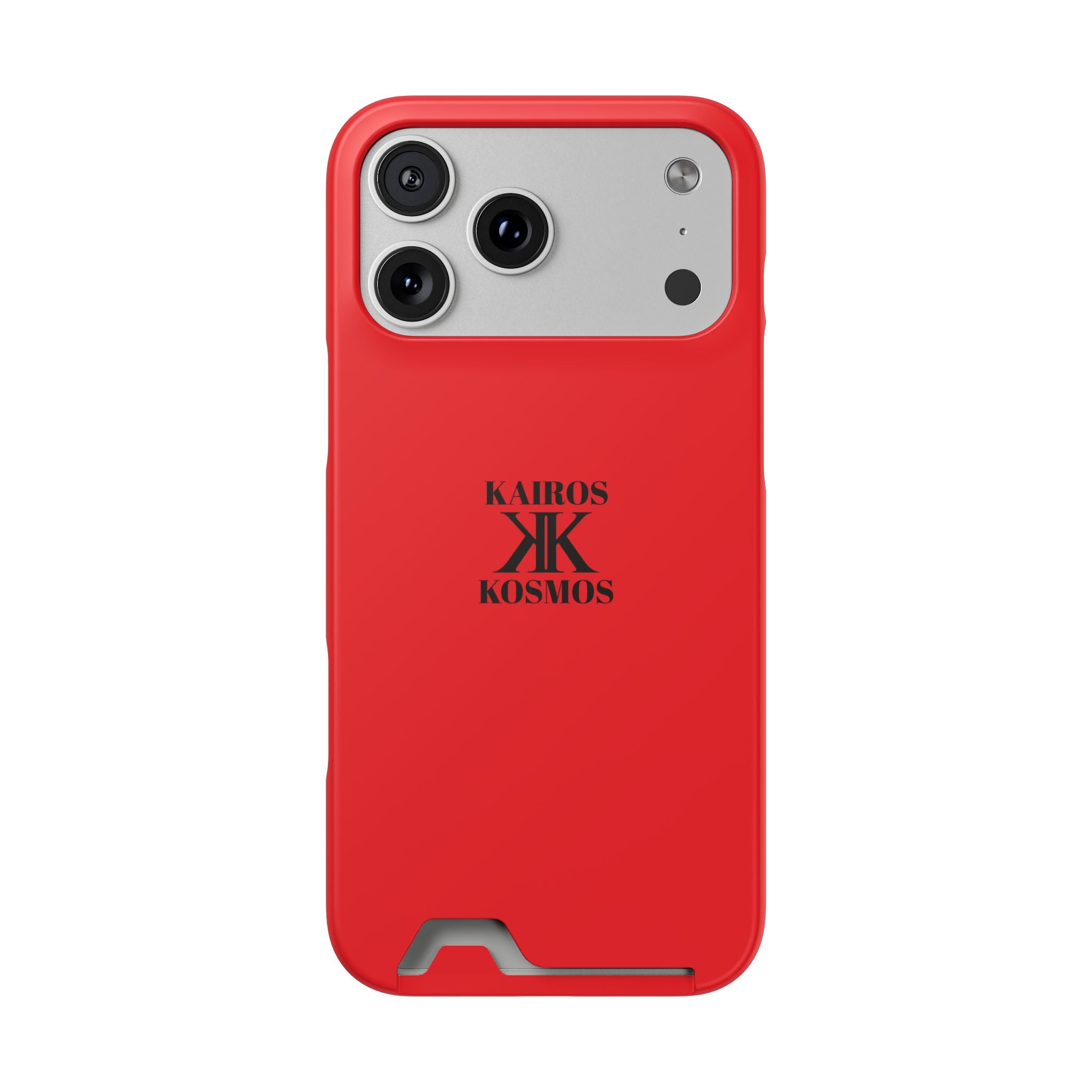 Kairos Kosmos RED Cardholder Phone Case — Slim Protective Wallet Case