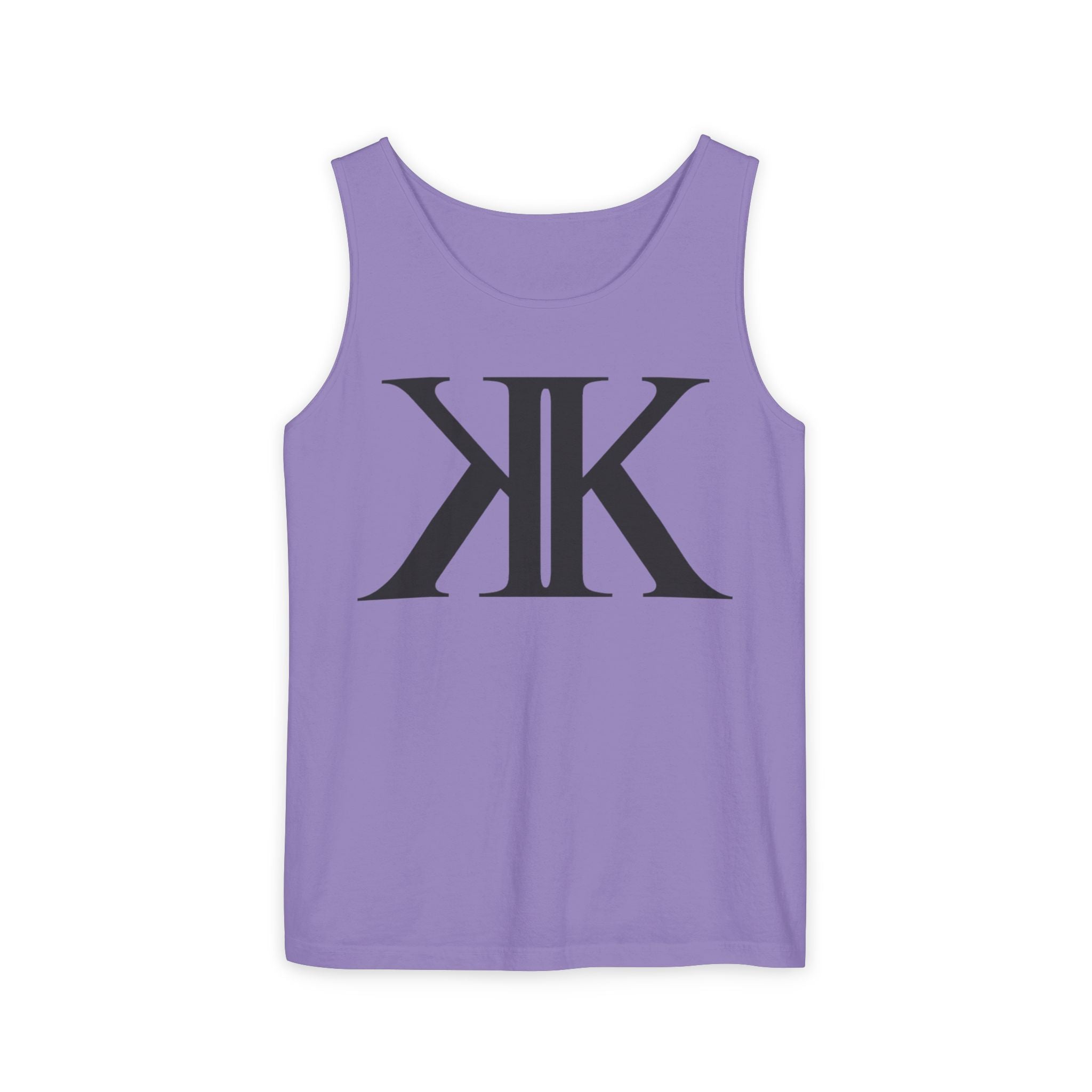 KK Monogram Tank Top — Minimalist Logo Graphic Tank