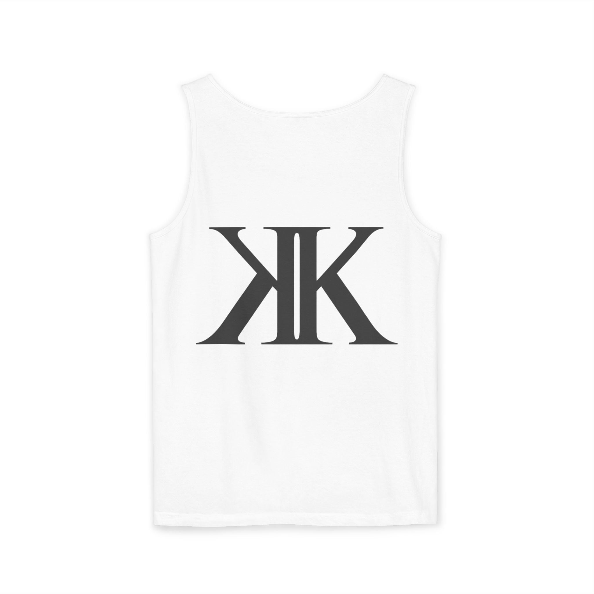 KK Monogram Tank Top — Minimalist Logo Graphic Tank
