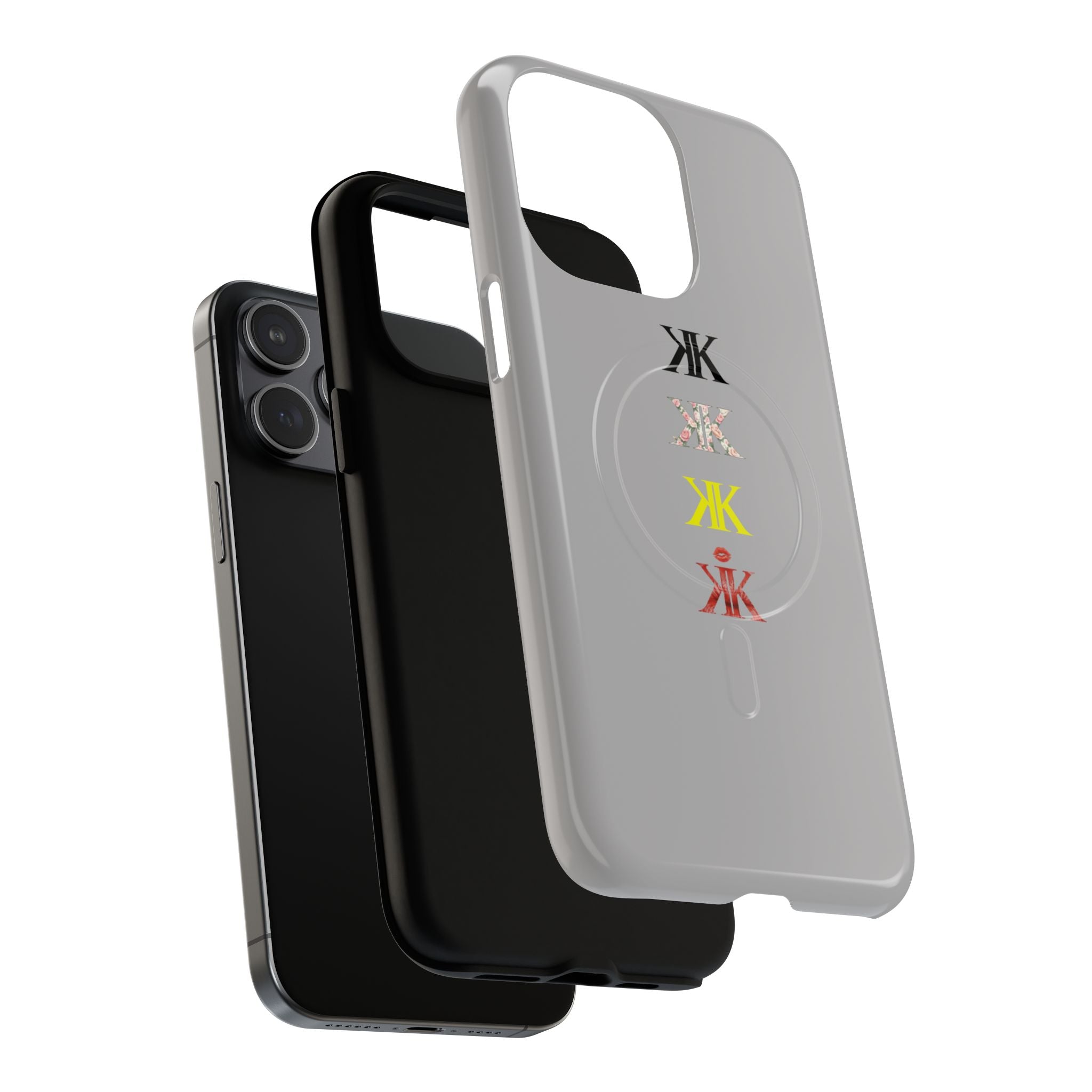 Sigil Collection Phone Case — Minimalist Monogram Stack Tough Magnetic Case