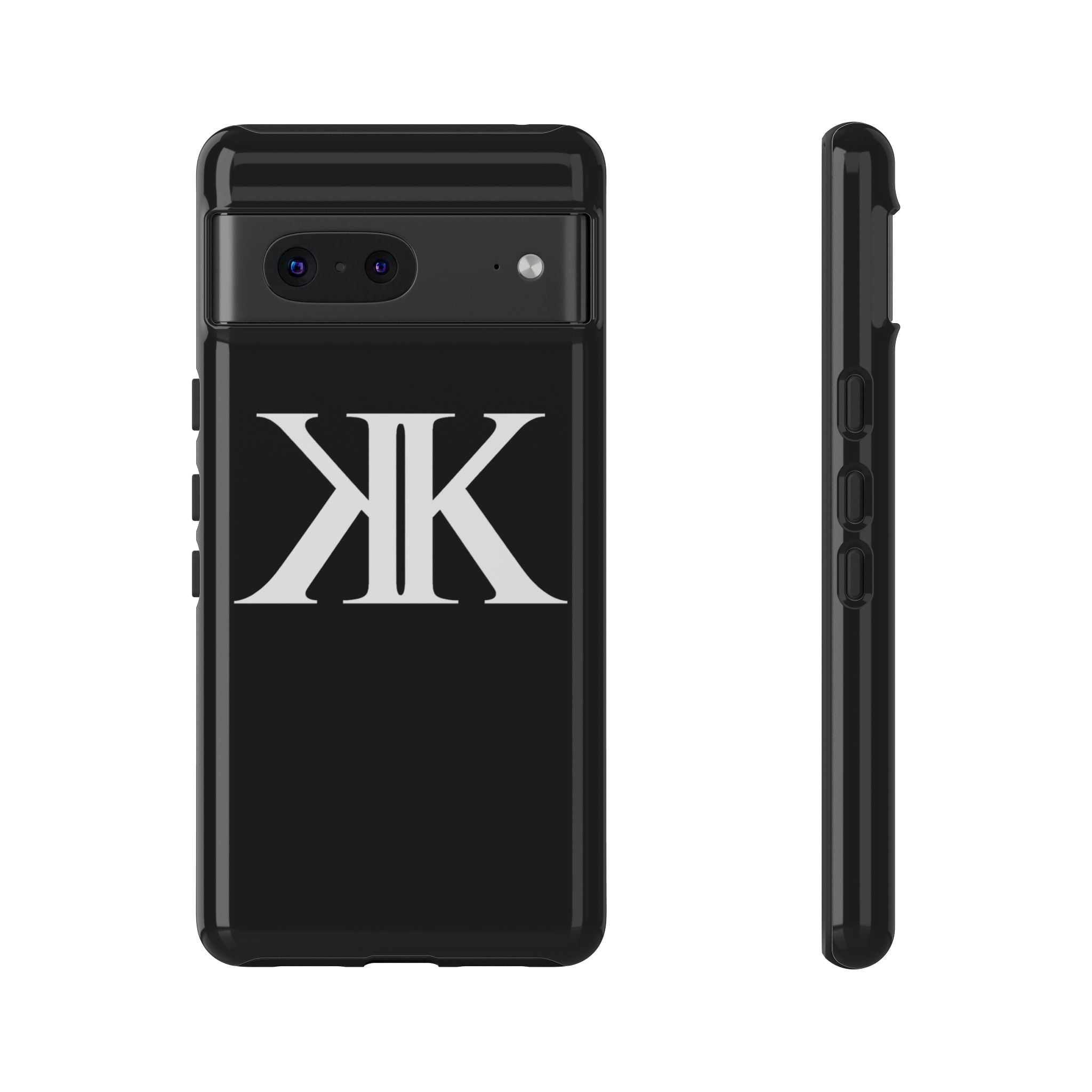 Monogram KK Phone Case BLACK — Tough Protective iPhone Cover