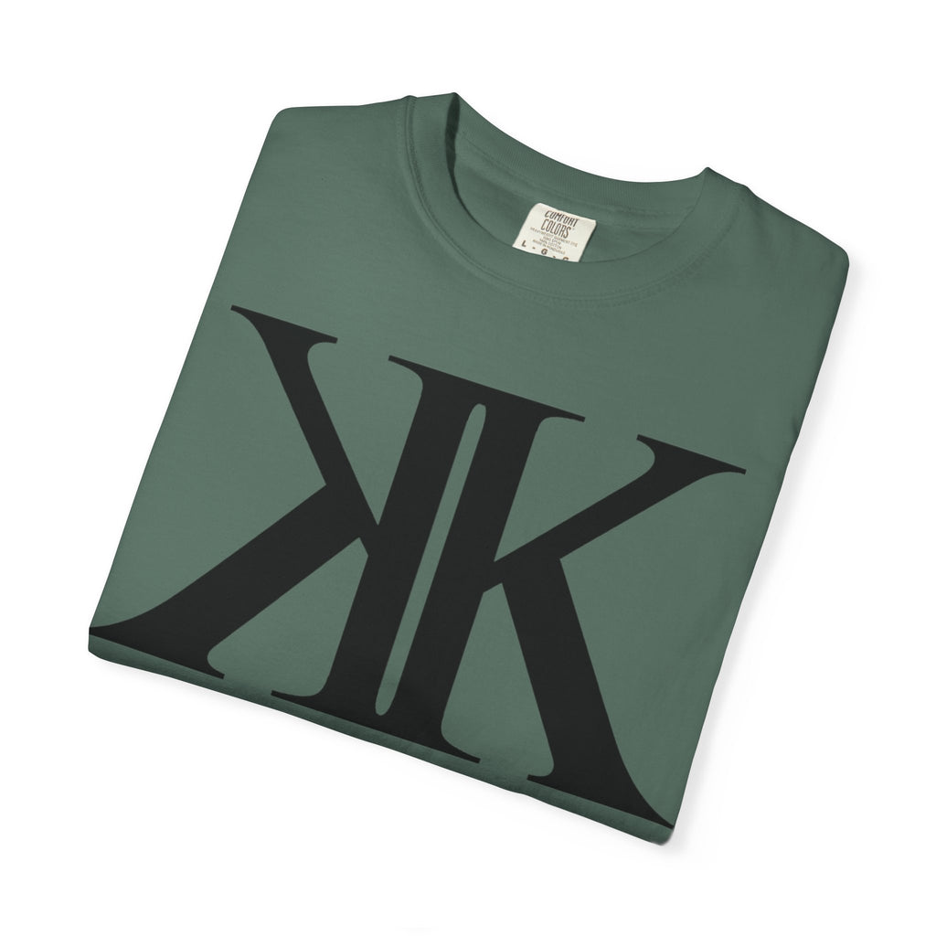 KK Monogram Tee — Bold Symmetrical Lettermark T-Shirt