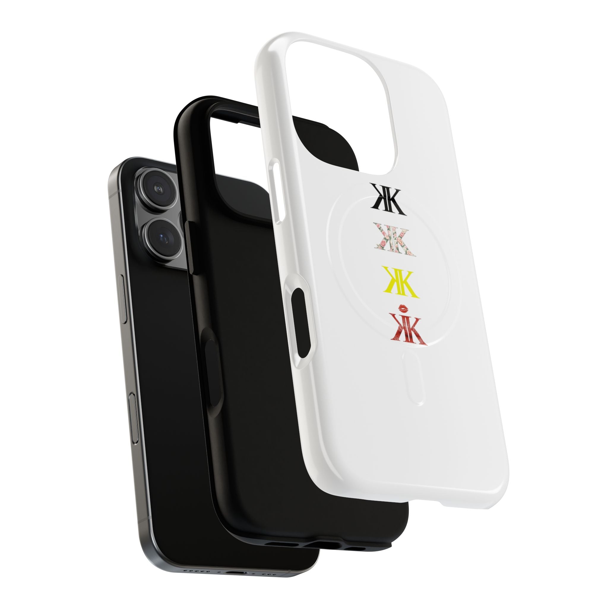 Sigil Collection Phone Case — Minimalist Monogram Stack Tough Magnetic Case