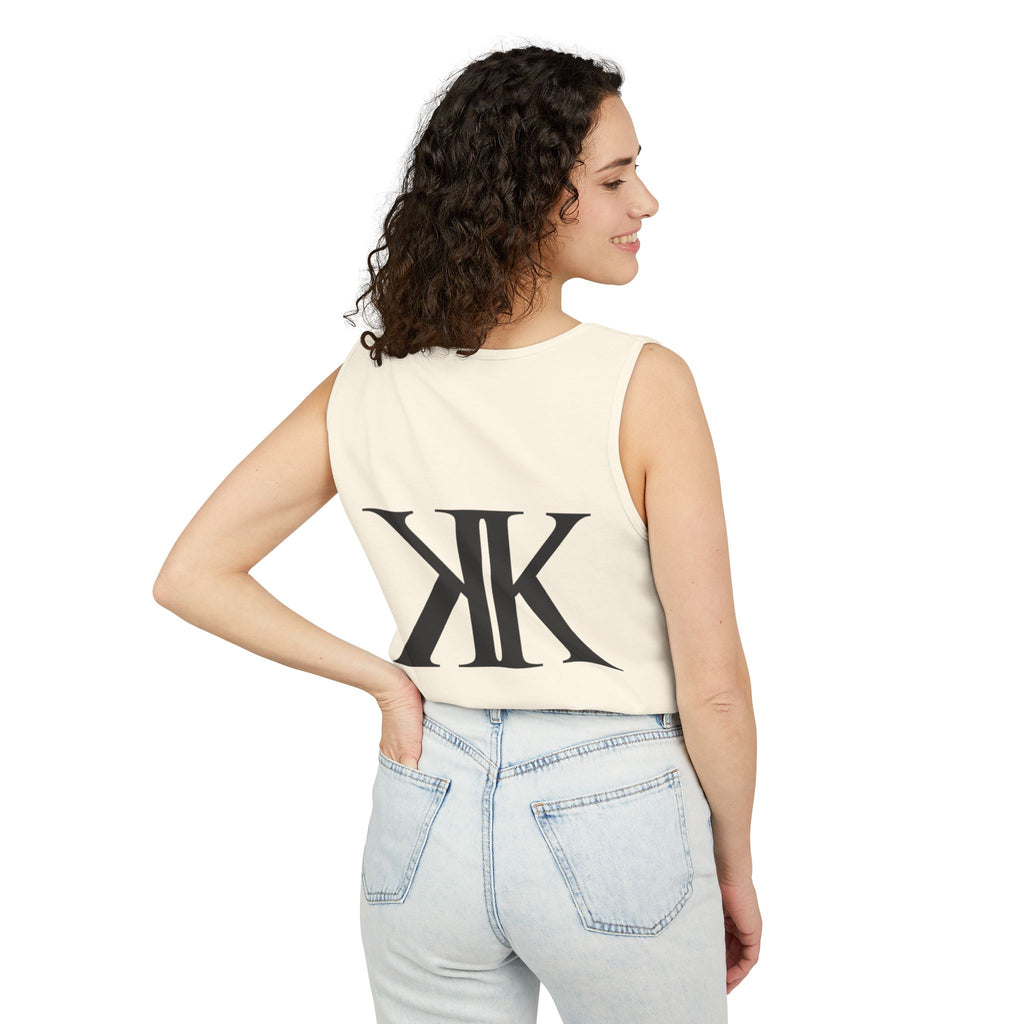 KK Monogram Tank Top — Minimalist Logo Graphic Tank