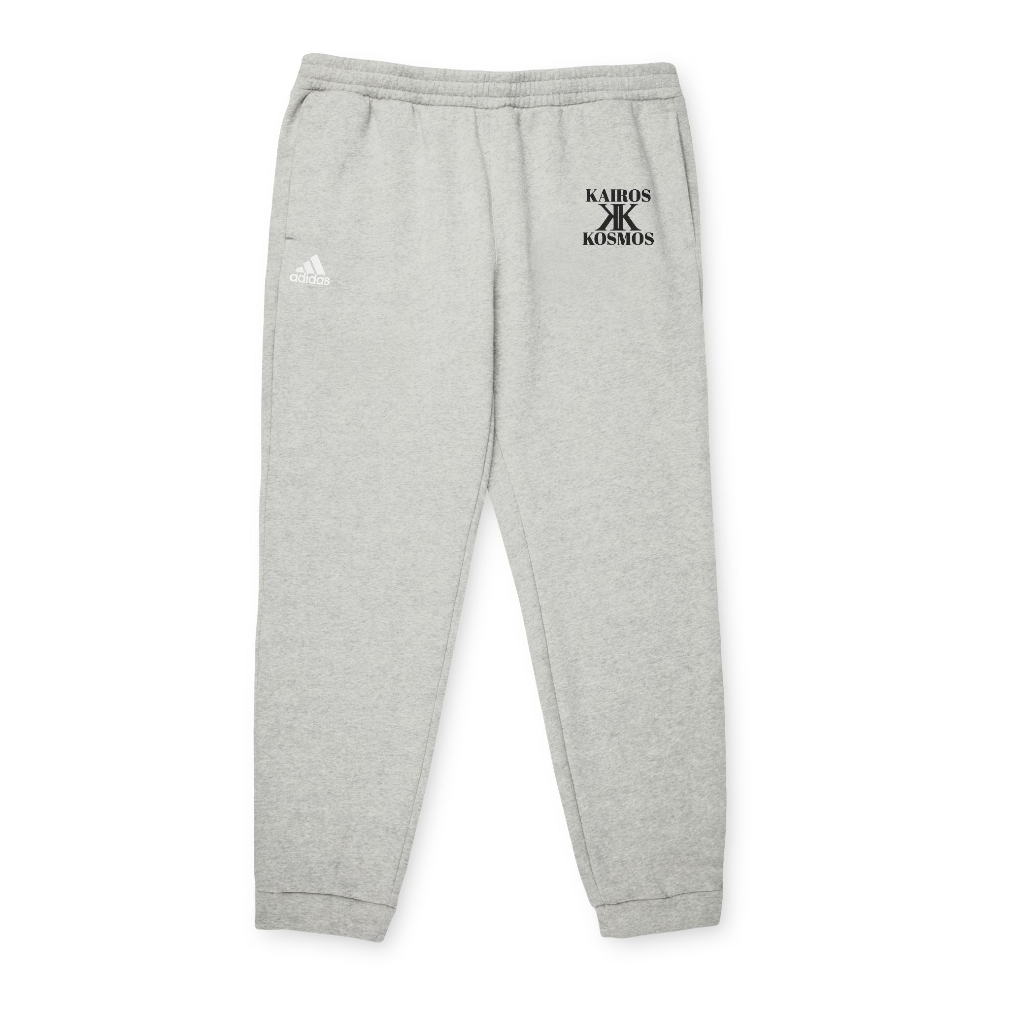 Adidas® Fleece Kairos Kosmos Joggers — Cozy Gray Athletic Sweatpants