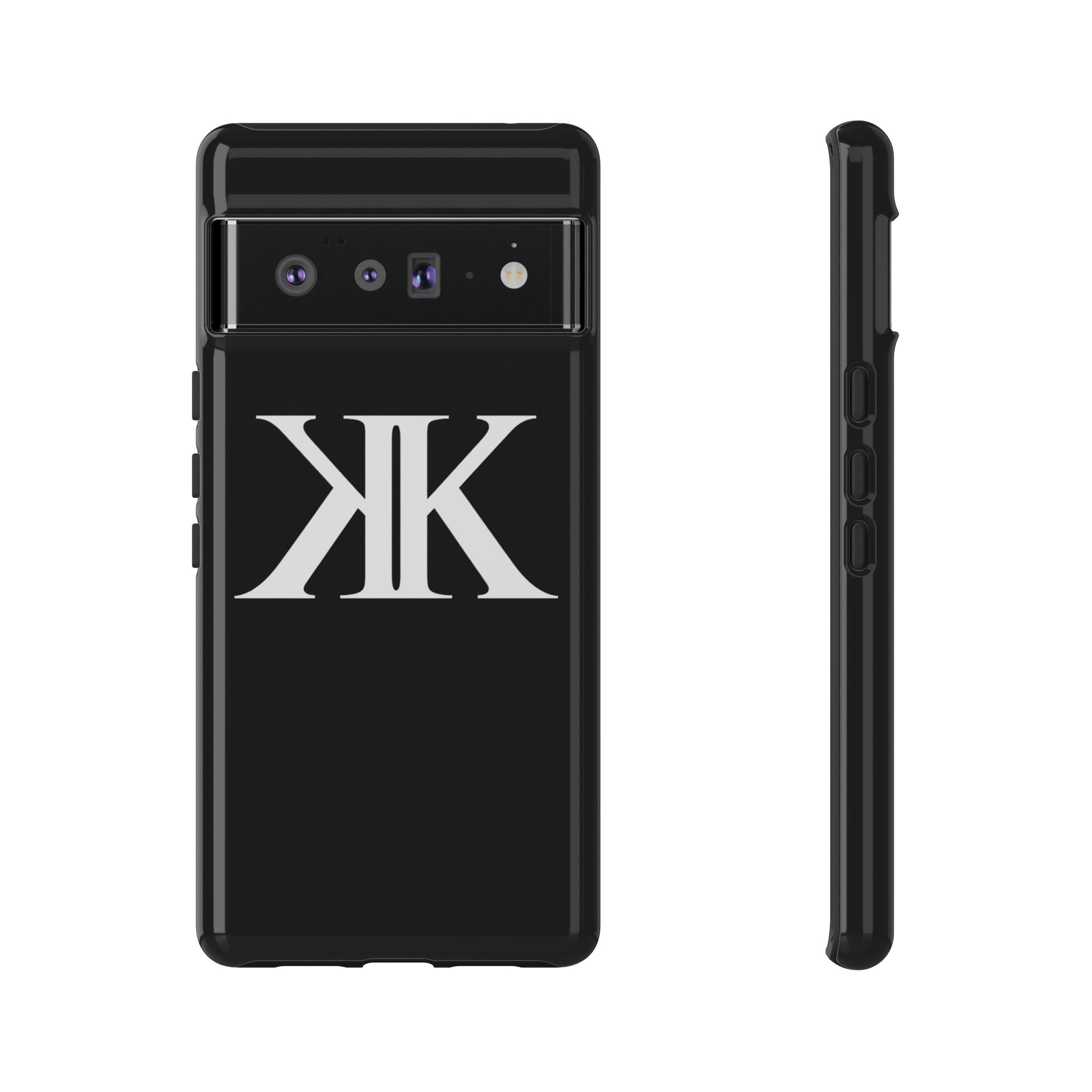 Monogram KK Phone Case BLACK — Tough Protective iPhone Cover