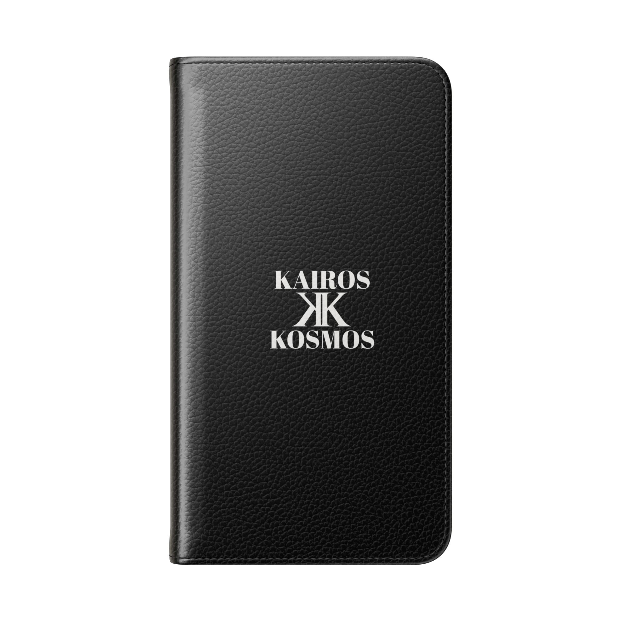 Kairos Kosmos Logo BLACK Flip Phone Case