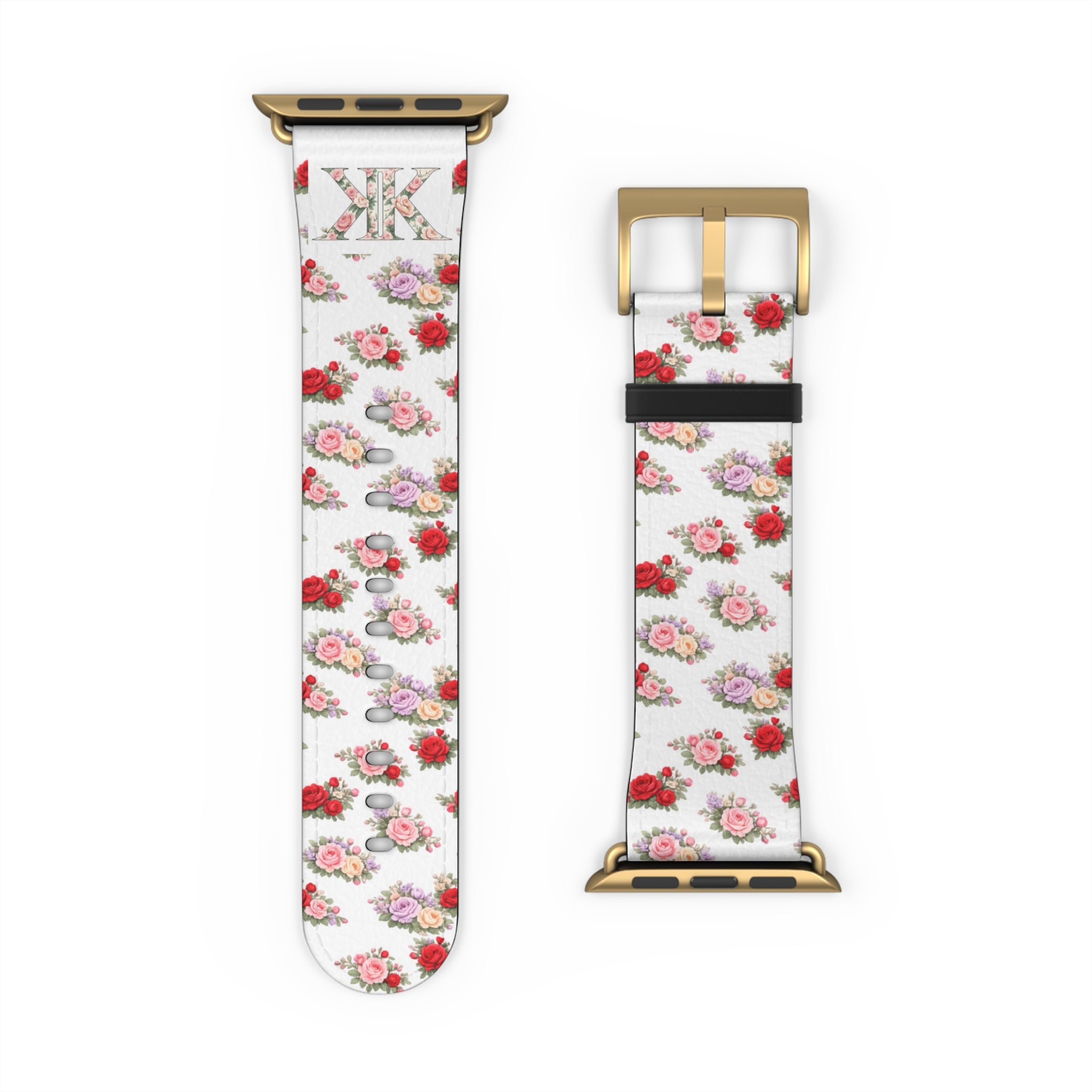 Anthos Collection Floral Vintage Watch Band — Apple Watch Strap