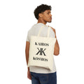 Kairos Kosmos Tote Bag — Graphic Cotton Market Tote