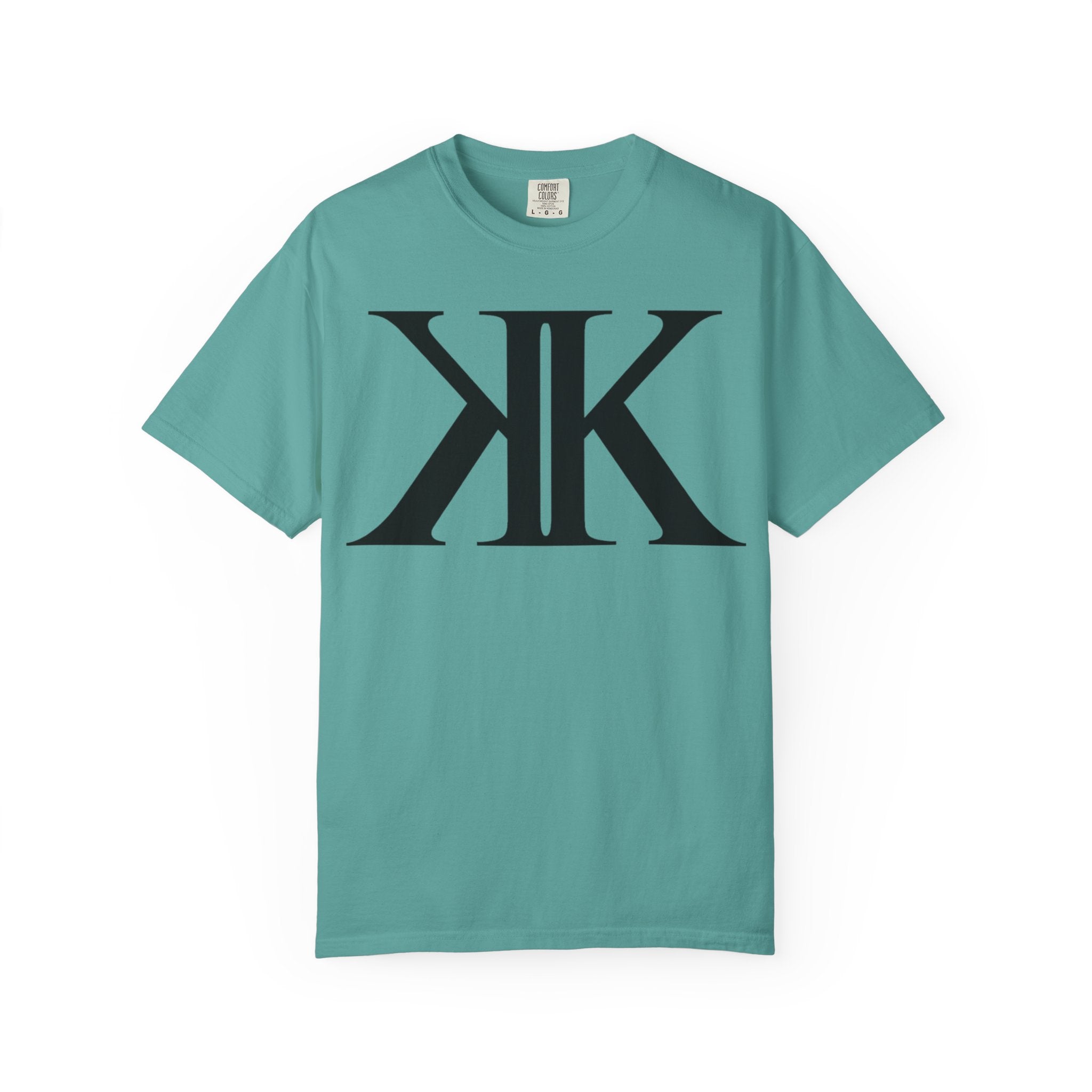 KK Monogram Tee — Bold Symmetrical Lettermark T-Shirt