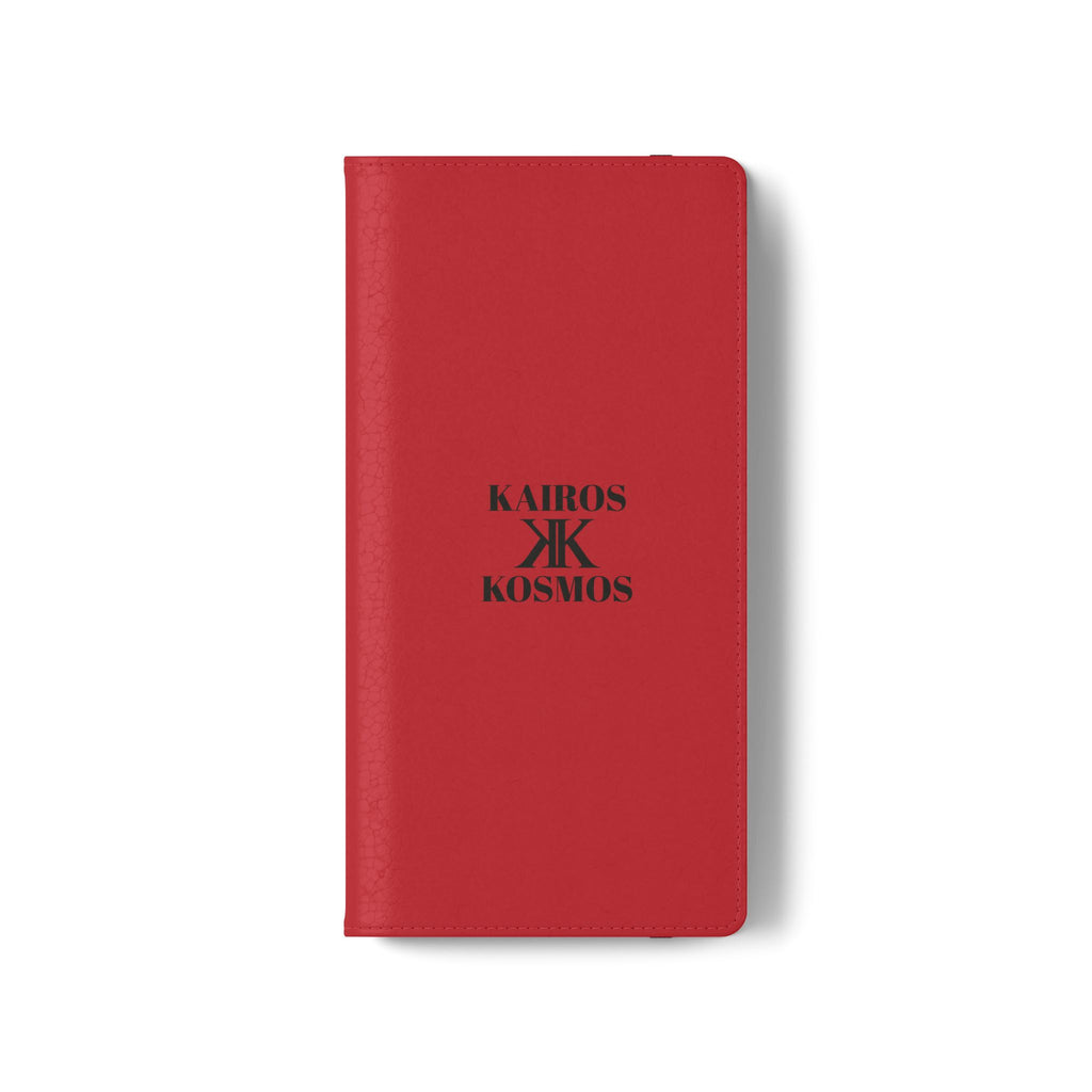 Kairos Kosmos Logo RED Flip Phone Case