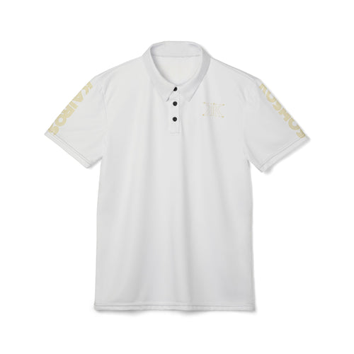 Aether Collection White Aries Polo Shirt —  Casual Work & Golf Polo
