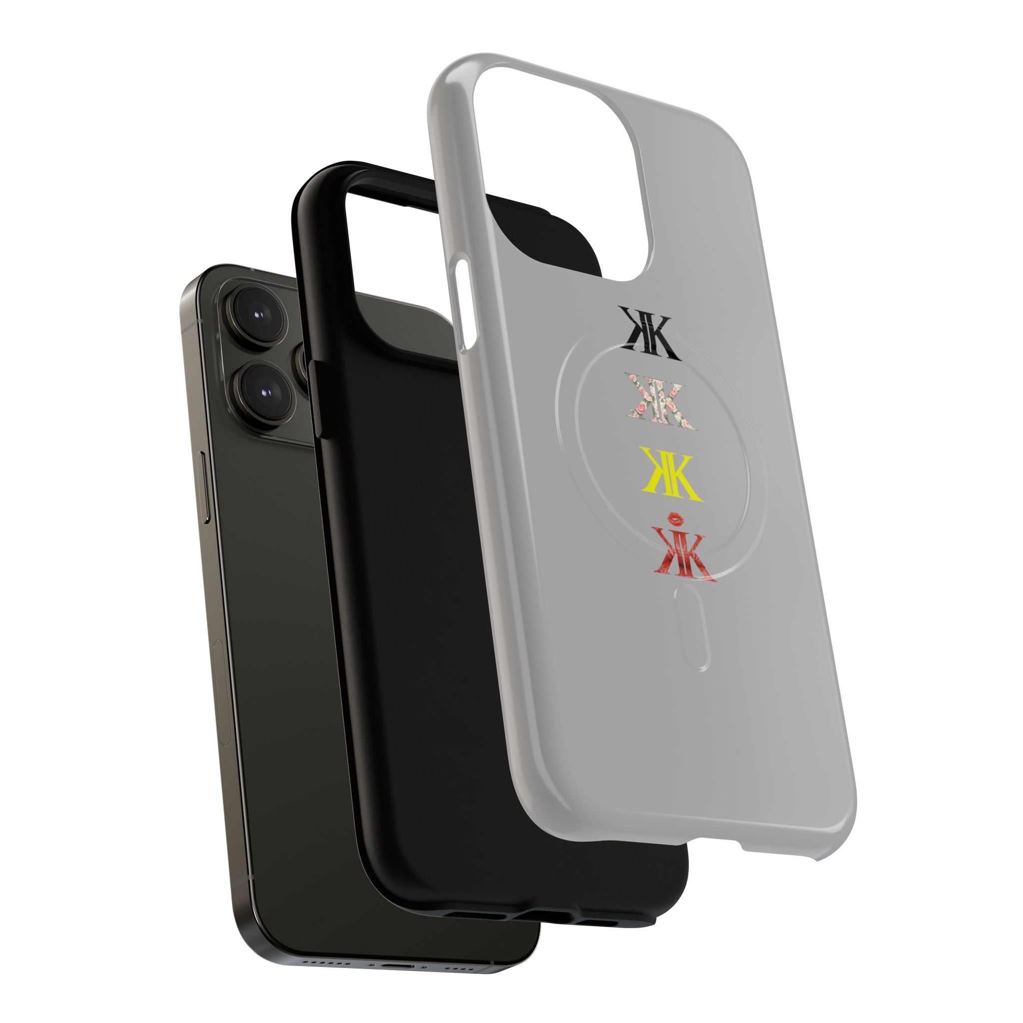Sigil Collection Phone Case — Minimalist Monogram Stack Tough Magnetic Case