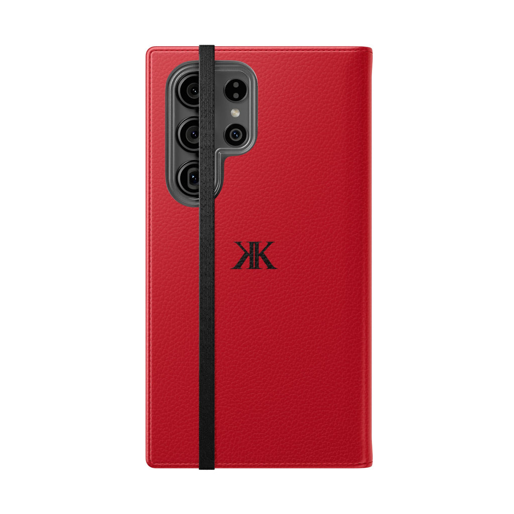 Kairos Kosmos Logo RED Flip Phone Case