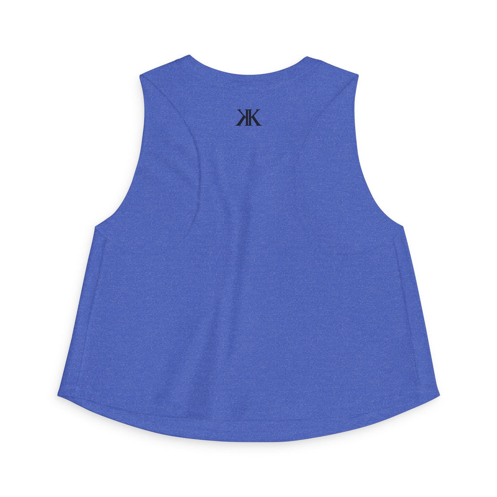 Women's Crop Top with Minimal Double K Logo – Stylish Monogram Tank