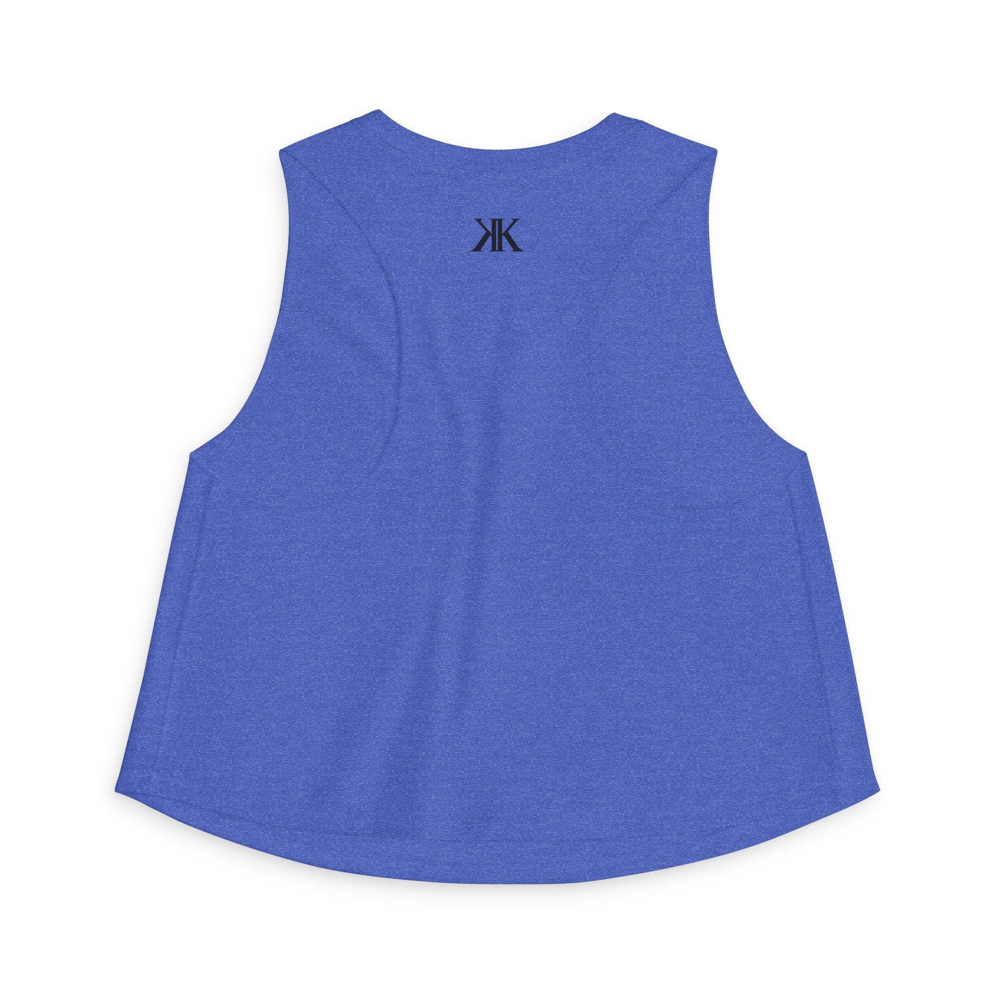 Women's Crop Top with Minimal Double K Logo – Stylish Monogram Tank