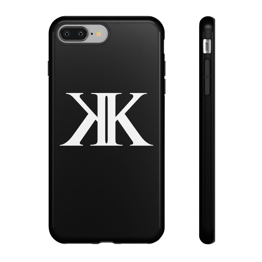 Monogram KK Phone Case BLACK — Tough Protective iPhone Cover