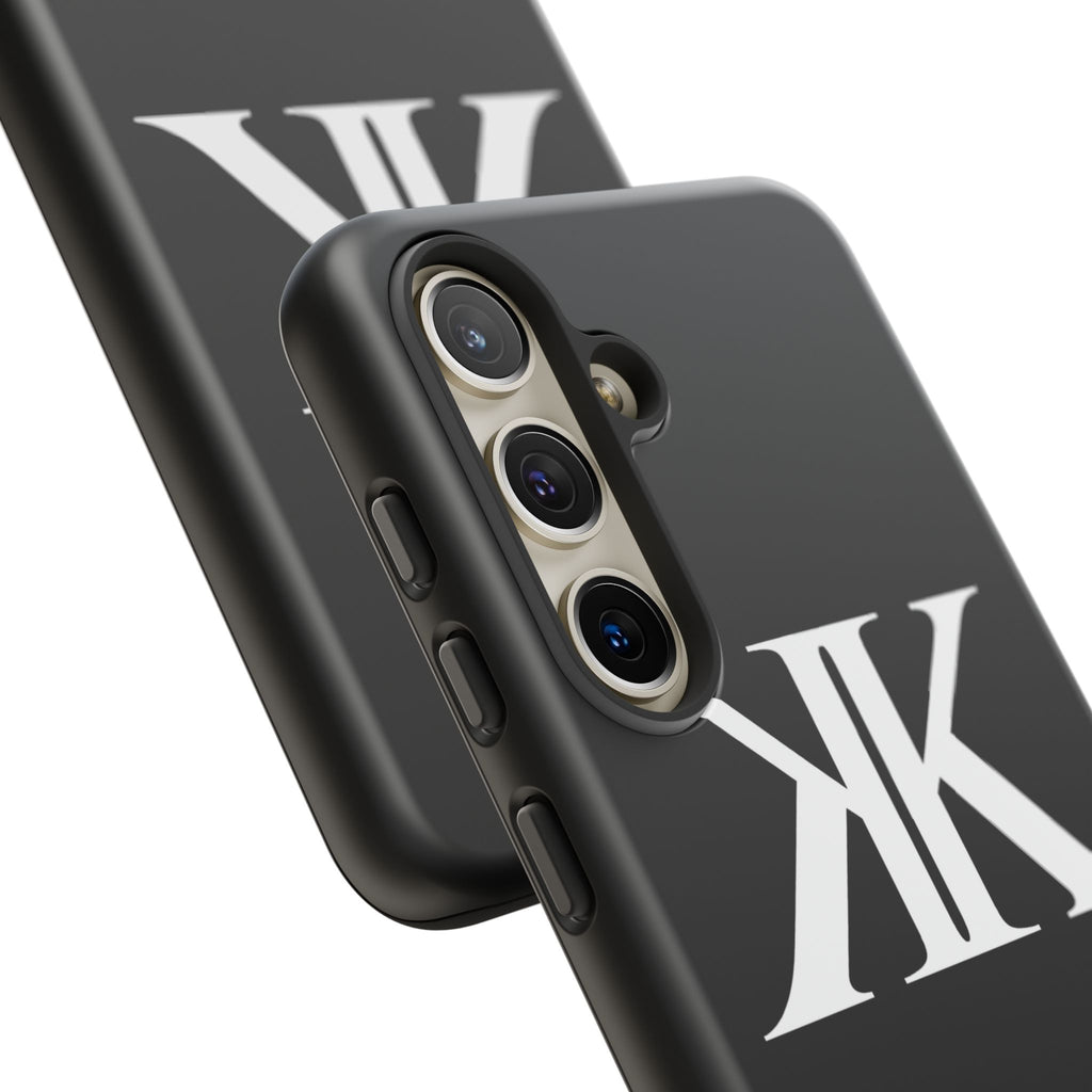Monogram KK Phone Case BLACK — Tough Protective iPhone Cover