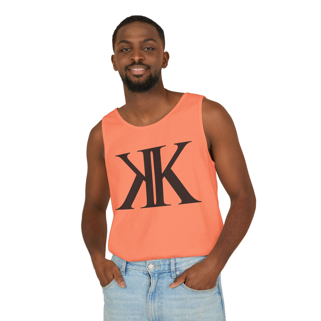 KK Monogram Tank Top — Minimalist Logo Graphic Tank