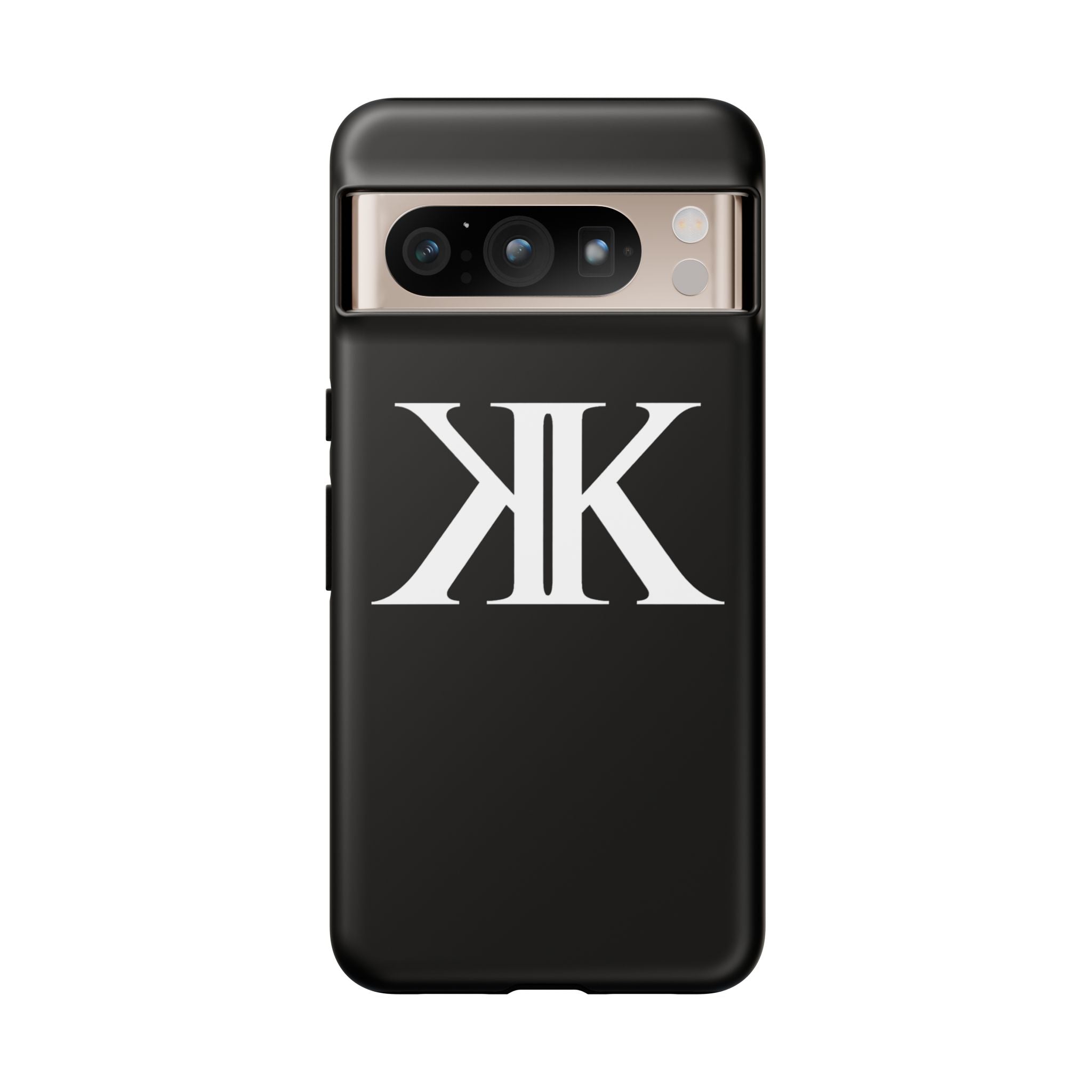 Monogram KK Phone Case BLACK — Tough Protective iPhone Cover