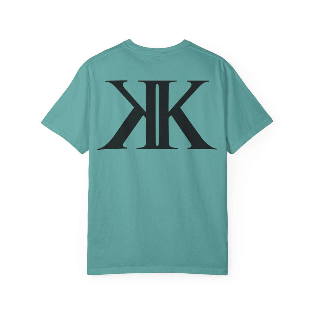 KK Monogram Tee — Bold Symmetrical Lettermark T-Shirt