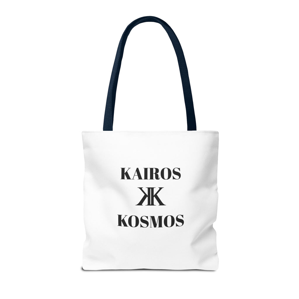 Kairos Kosmos Tote Bag – Minimalist Monogram Tote