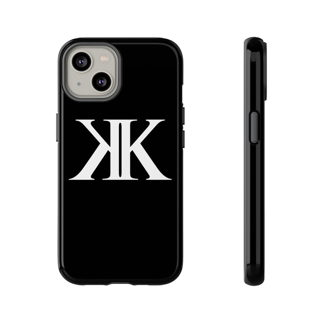 Monogram KK Phone Case BLACK — Tough Protective iPhone Cover