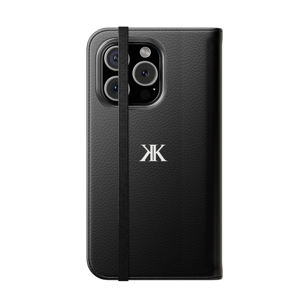 Kairos Kosmos Logo BLACK Flip Phone Case