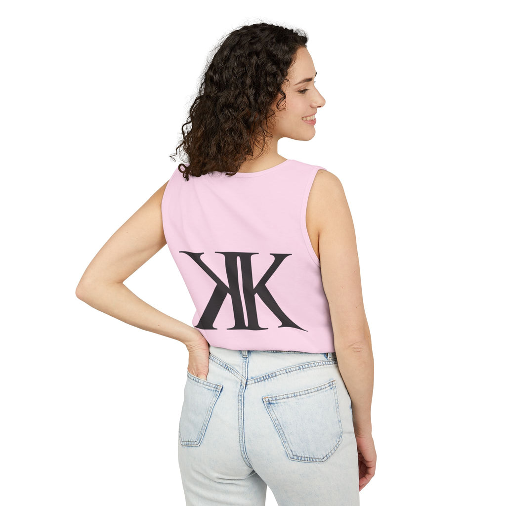 KK Monogram Tank Top — Minimalist Logo Graphic Tank