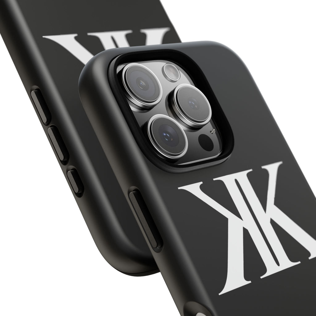 Monogram KK Phone Case BLACK — Tough Protective iPhone Cover