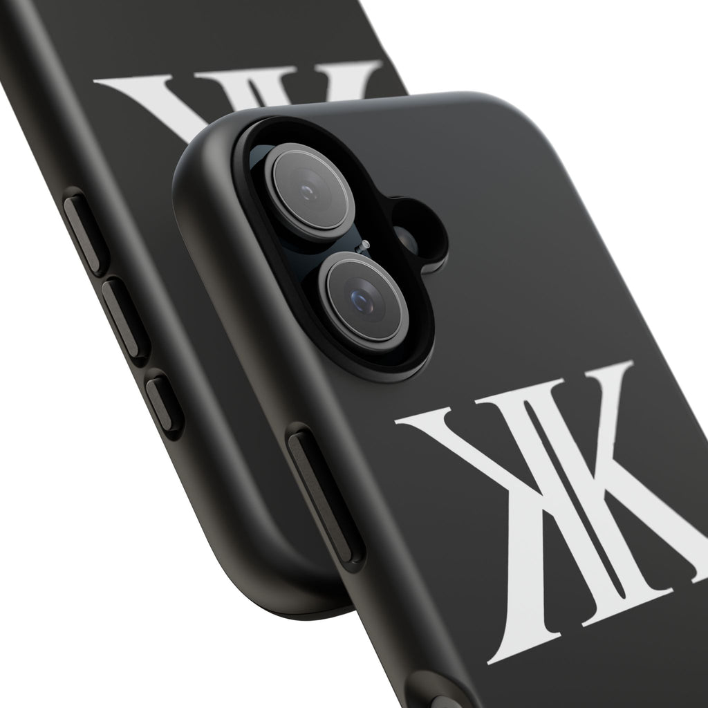 Monogram KK Phone Case BLACK — Tough Protective iPhone Cover