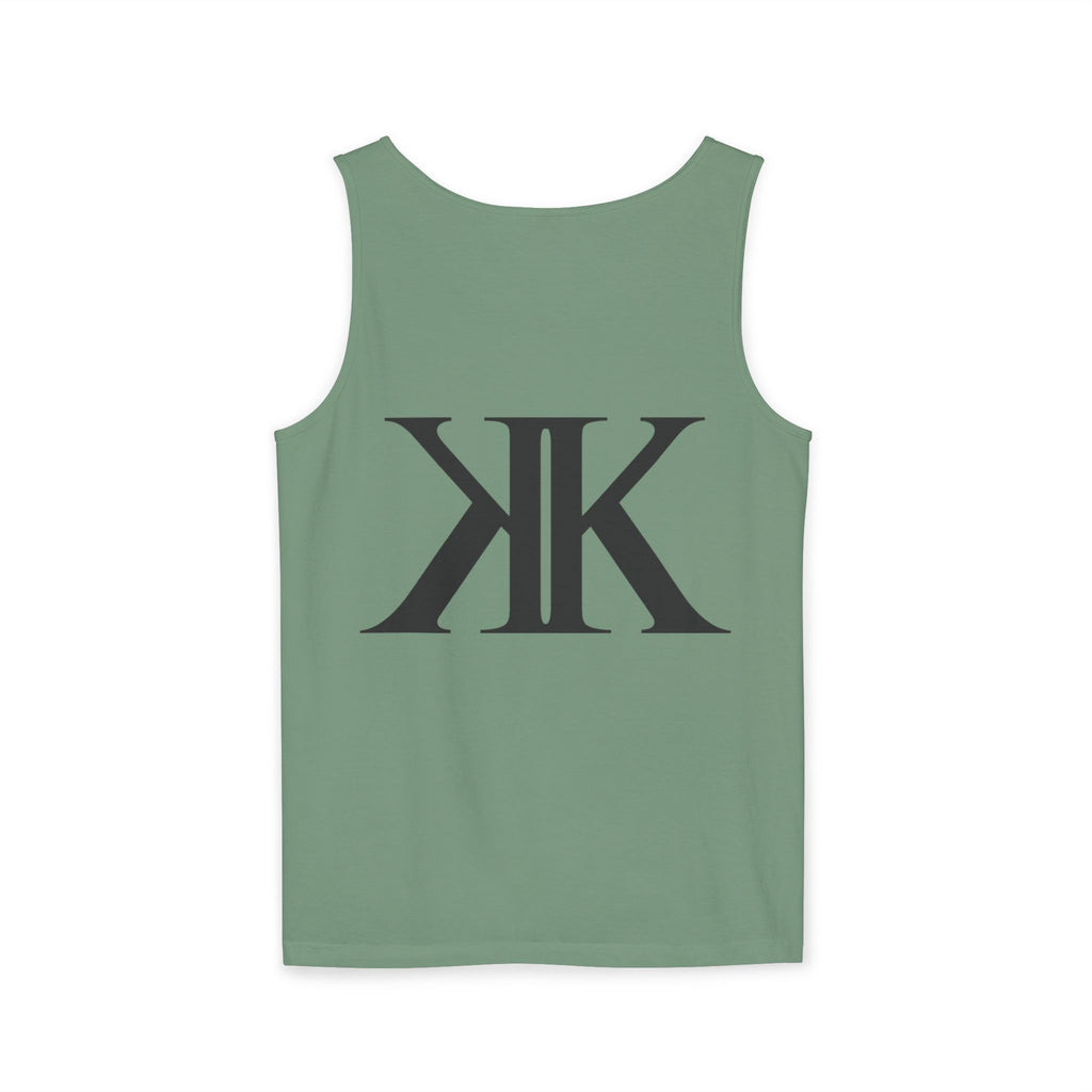 KK Monogram Tank Top — Minimalist Logo Graphic Tank
