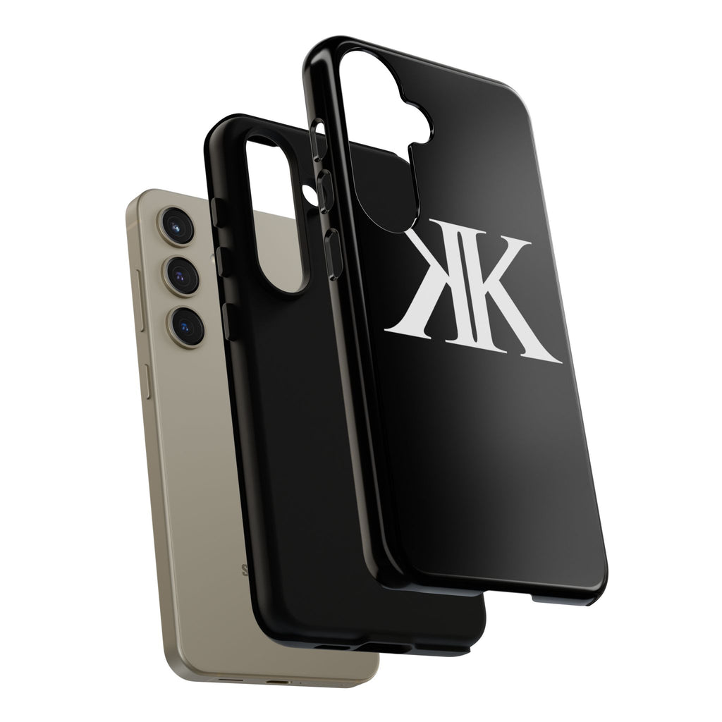 Monogram KK Phone Case BLACK — Tough Protective iPhone Cover