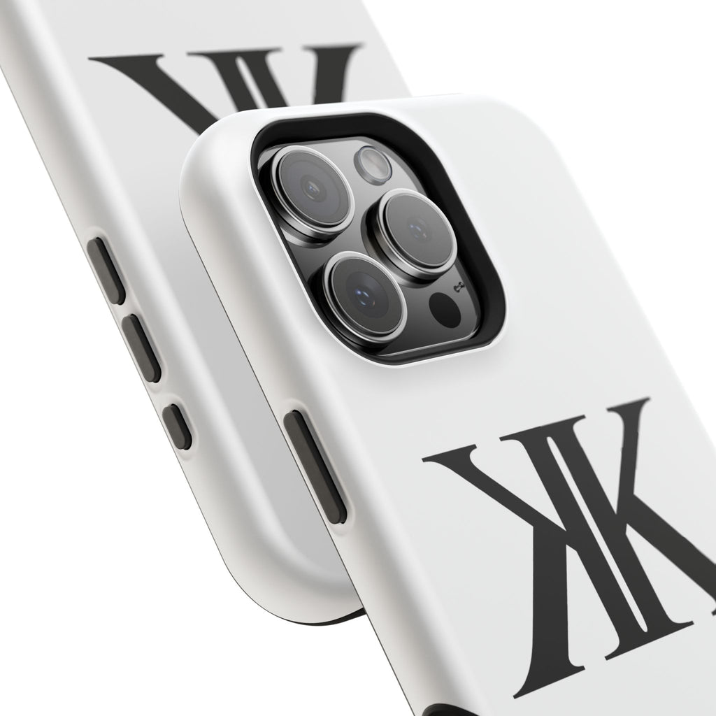 Magnetic Impact-Resistant Case with Bold KK Monogram